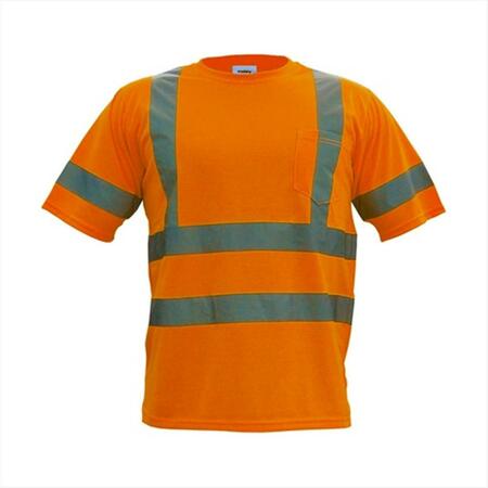 UTILITY PRO WEAR UHV302X-4X-O High Visibility SS Pocket T Shirt Class 3 - 4X- Orange 809076060270